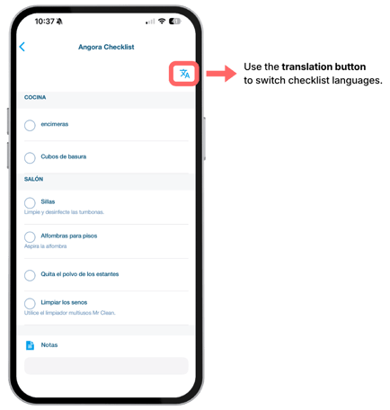 Checklist Translation