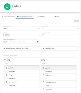 Employee Info